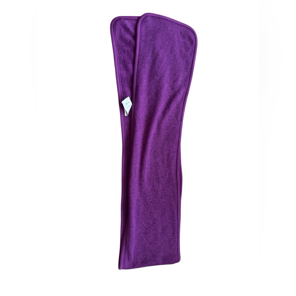 🫟 Patagonia Vintage Polartec Fleece Scarf Purple - Picture 3 of 3